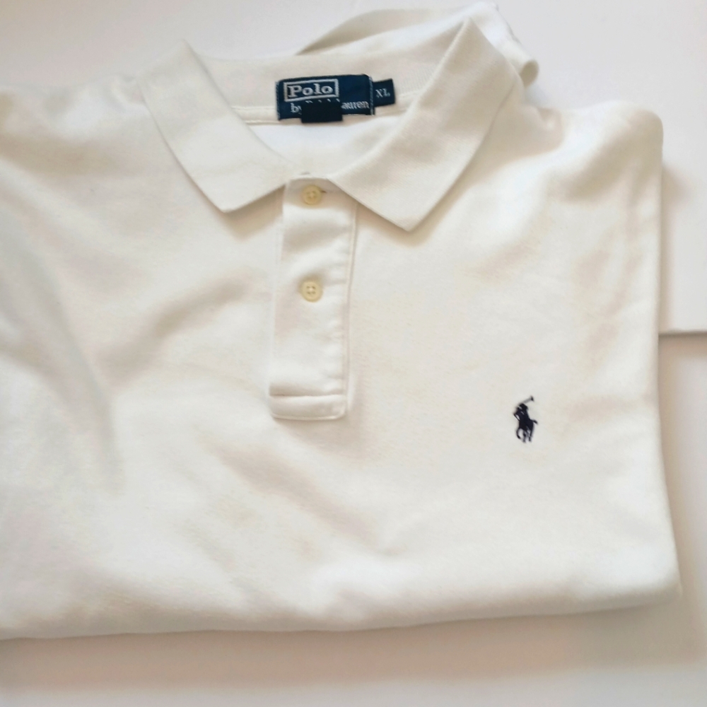 Men's POLO RALPH LAUREN embroidered Navy pony | Size XL | short sleeve